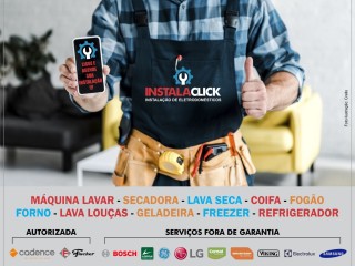 Instalação e assistência para lava e seca